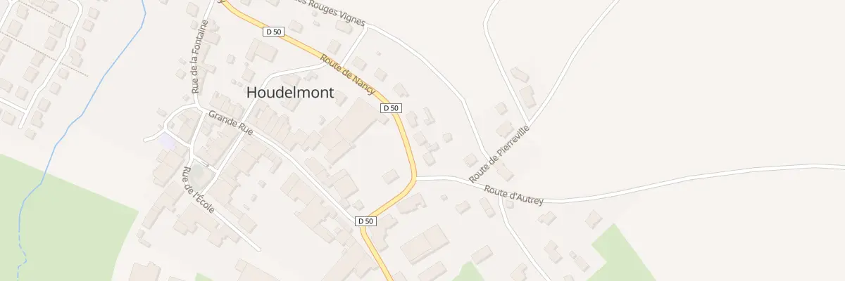 Plan du 8 Rte de Nancy à Houdelmont