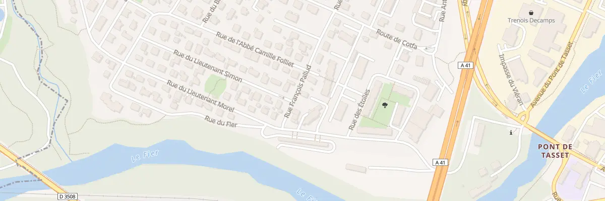 Plan du 11 Rue François Pallud à Annecy