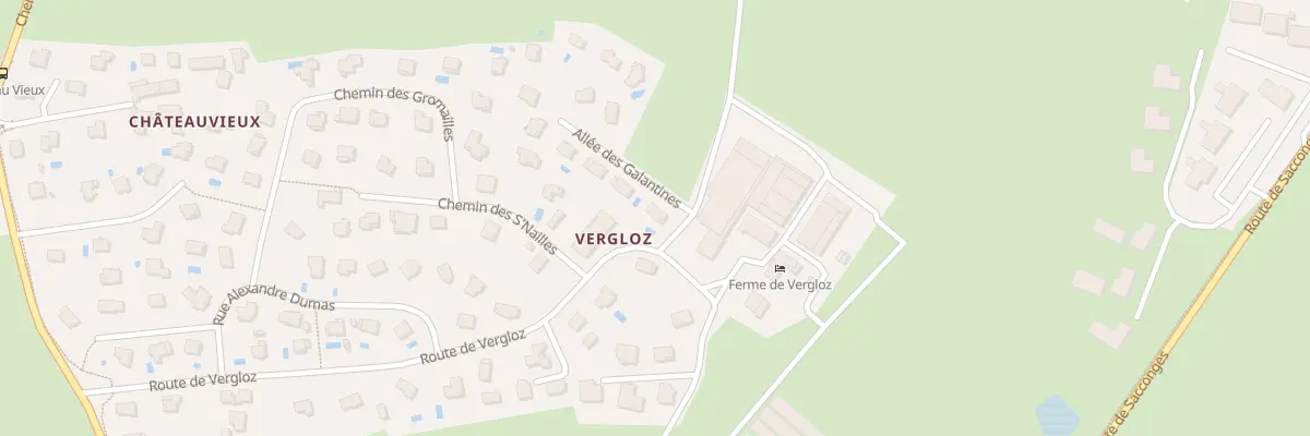 Plan du 3 All des Galantines à Annecy