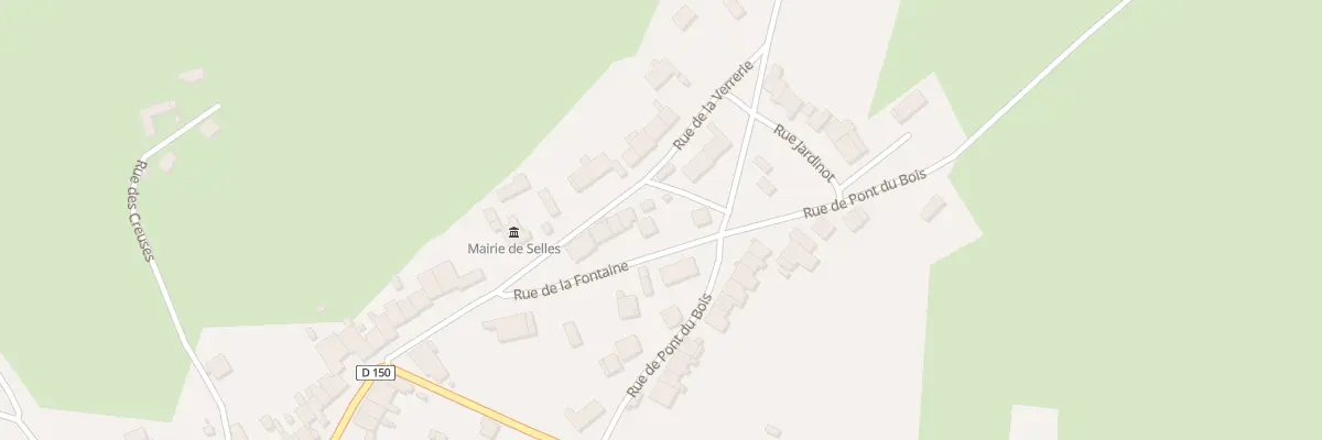 Plan du 1 Rue de la Fontaine à Selles