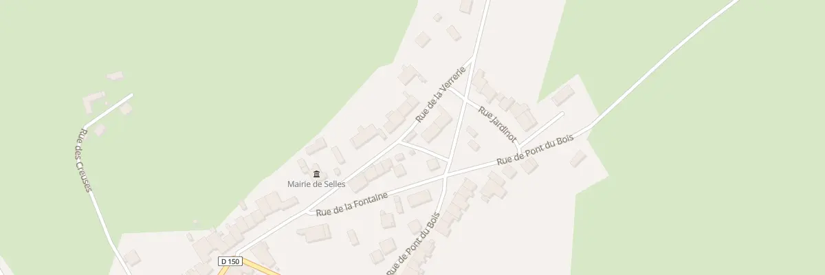 Plan du 10 Rue de la Verrerie à Selles