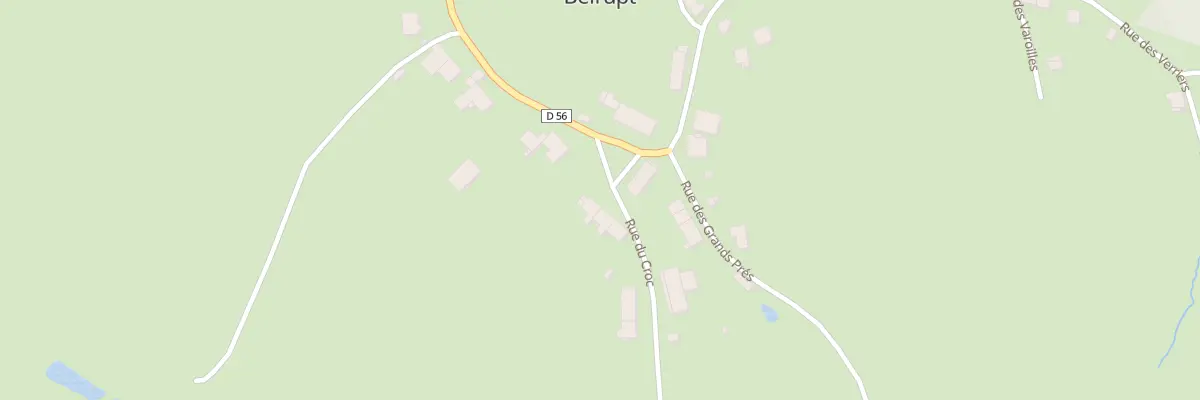 Plan du 6 Rue du Croc à Belrupt