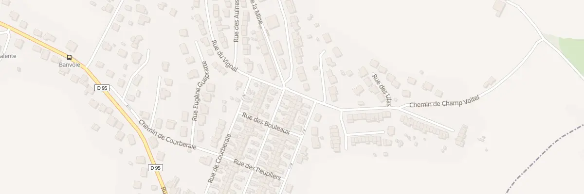 Plan du 112 Rue du Bouchot à Chaligny