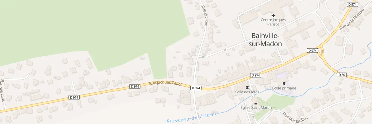 Plan du 1 Rue du Fort à Bainville-sur-Madon