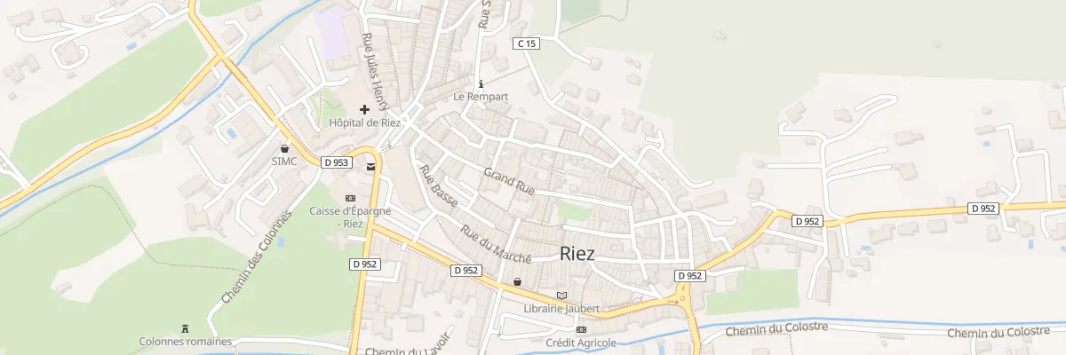 Plan du 10 Gr Grande Rue à Riez