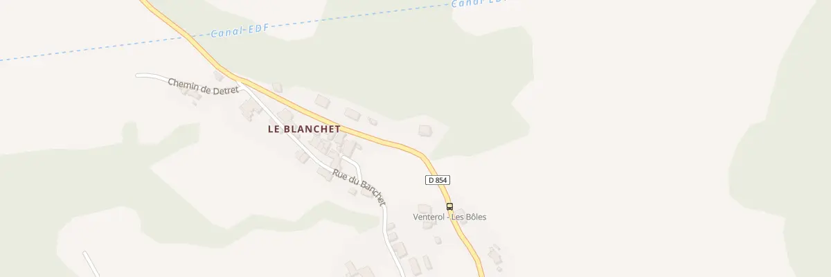 Plan du 7034 Hameau de Banchet à Venterol