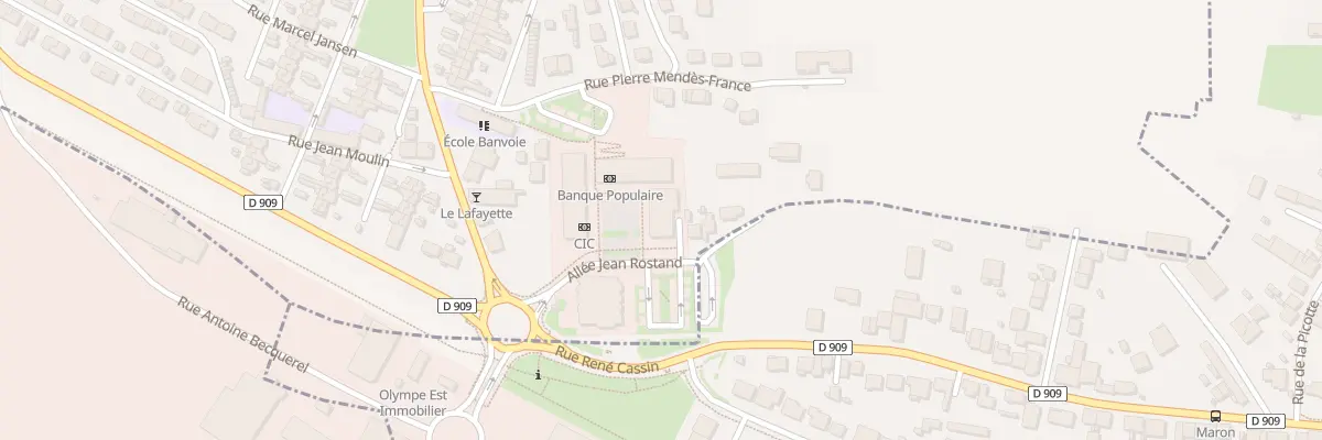 Plan du 1 Pl des Tricoteries à Chaligny