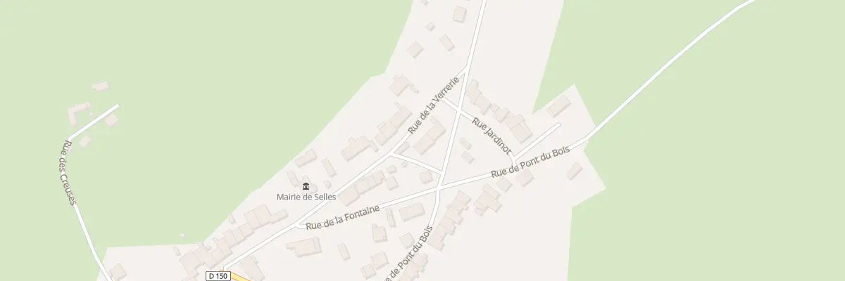 Plan du 3 Rue de la Fontaine à Selles