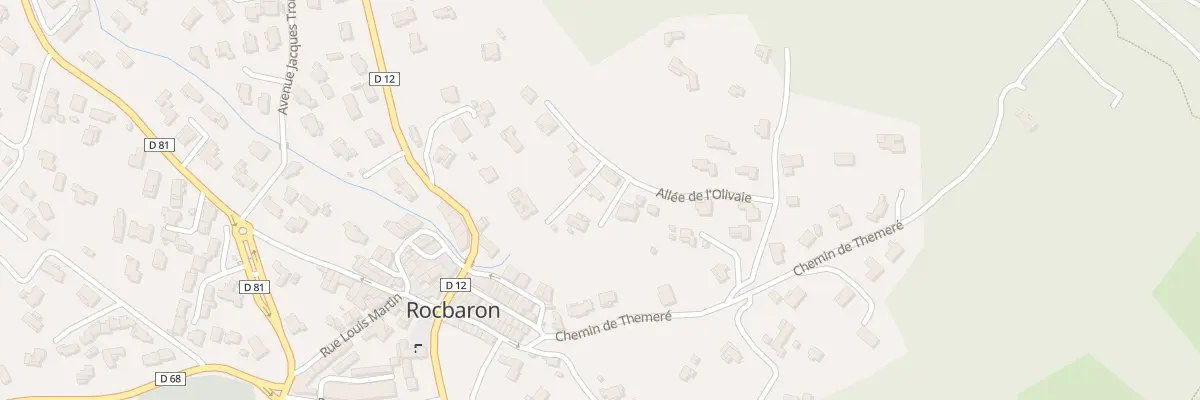 Plan du 5598 Les Faysonnes à Rocbaron