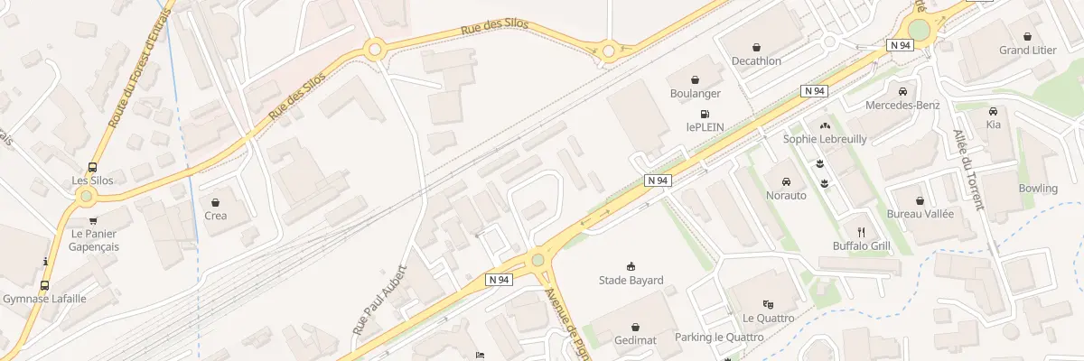 Plan du 57 Av Emile Didier à Gap
