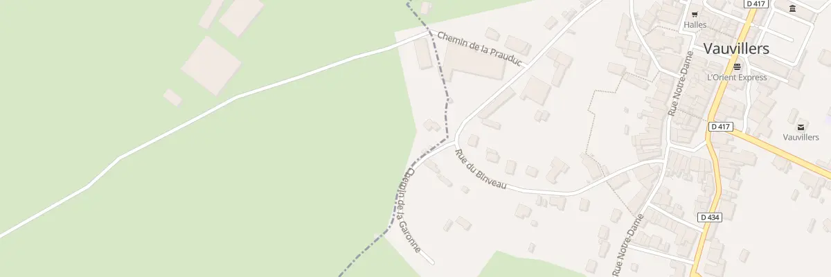 Plan du 9 Rue du Binveau à Montdoré