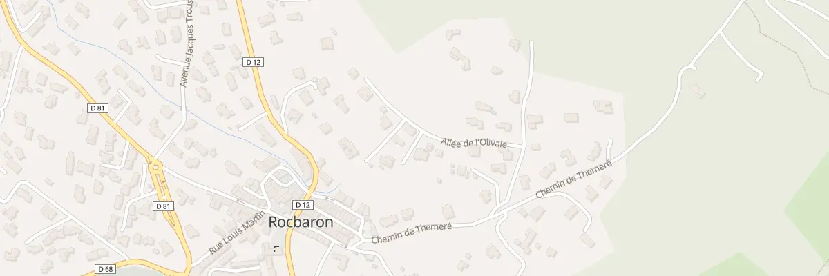 Plan du 9000 Imp de l’Olivaie à Rocbaron