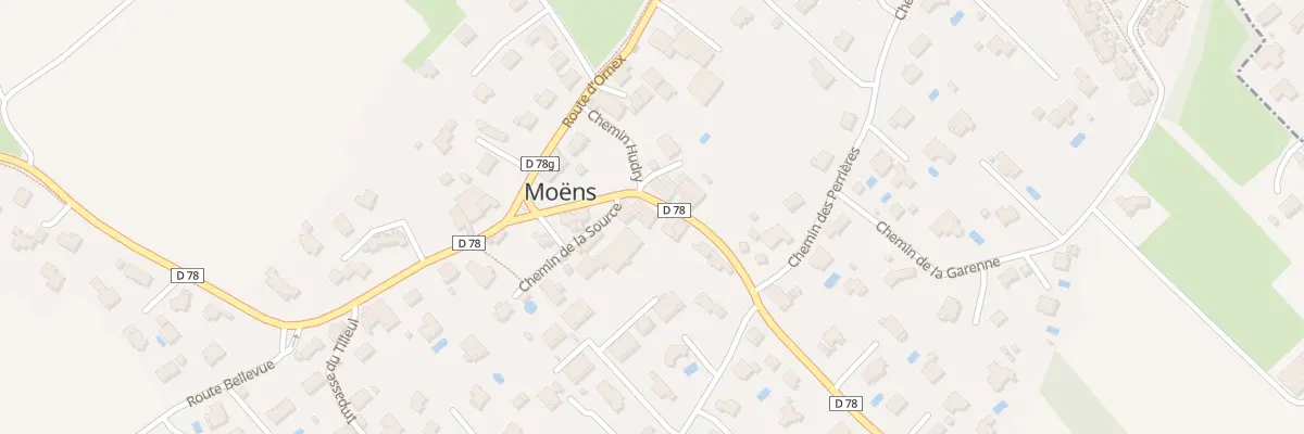 Plan du 292 Rte Saint-Jean à Prévessin-Moëns