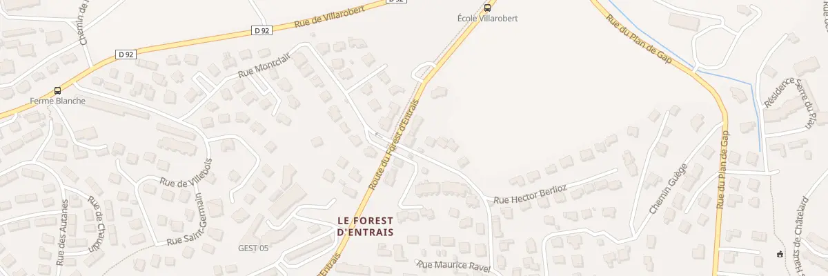 Plan du 42 Rue du Forest d’Entrais à Gap