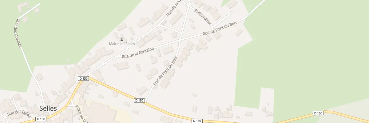 Plan du 12 Rue de Pont du Bois à Selles