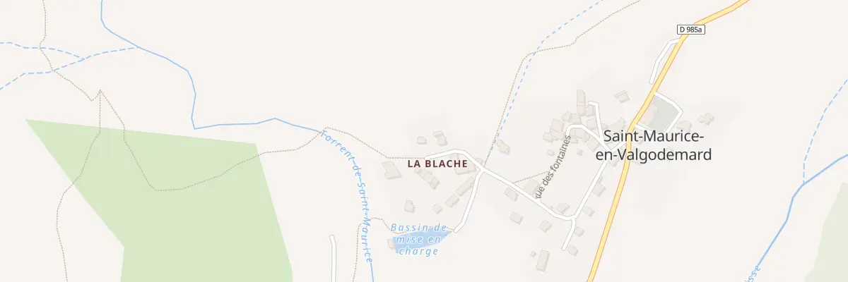 Plan du 312 Rue des Durandes à Saint-Maurice-en-Valgodemard