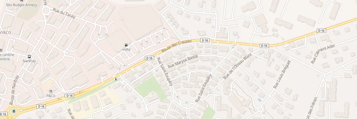 Plan du 12 Rue Maryse Bastié à Annecy