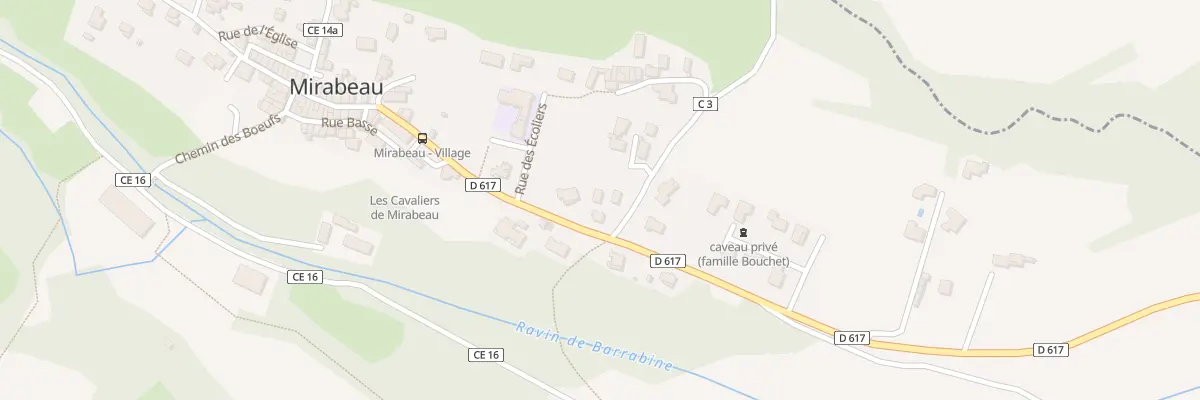 Plan du 7127 Les Barbarins à Mirabeau