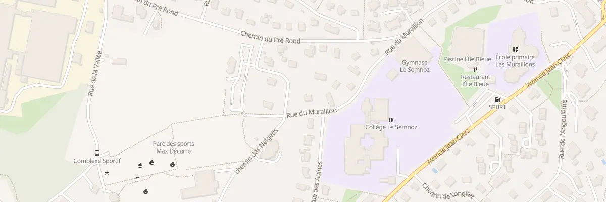 Plan du 11 Rue du Muraillon à Annecy