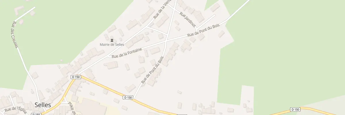 Plan du 14 Rue de Pont du Bois à Selles