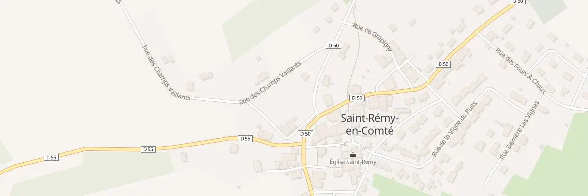 Plan du 2 Rue de la Grande Fontaine à Saint-Rémy-en-Comté