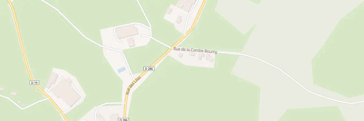 Plan du 2 Combe Bourny à La Latette
