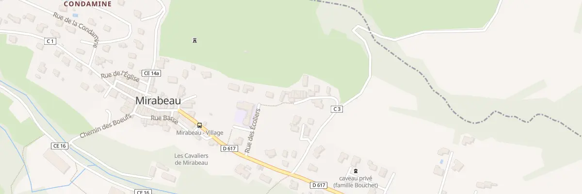 Plan du 7057 Les Barbarins à Mirabeau