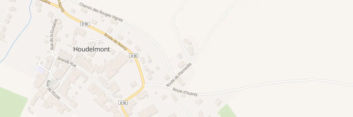 Plan du 1 Rue des Ansanges à Houdelmont