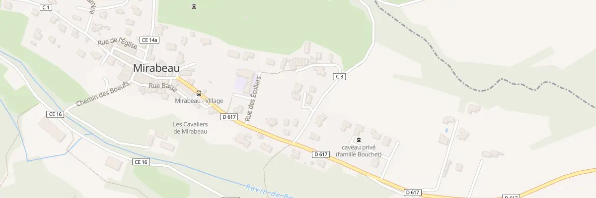 Plan du 7117 Les Barbarins à Mirabeau