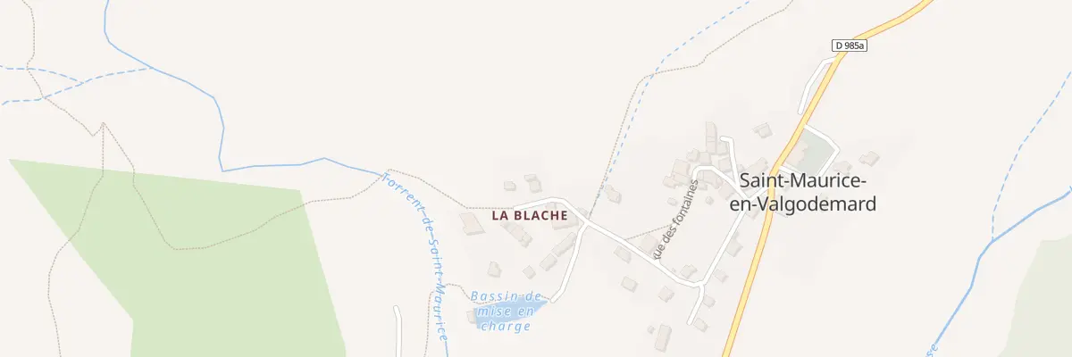 Plan du 286 Rue des Durandes à Saint-Maurice-en-Valgodemard