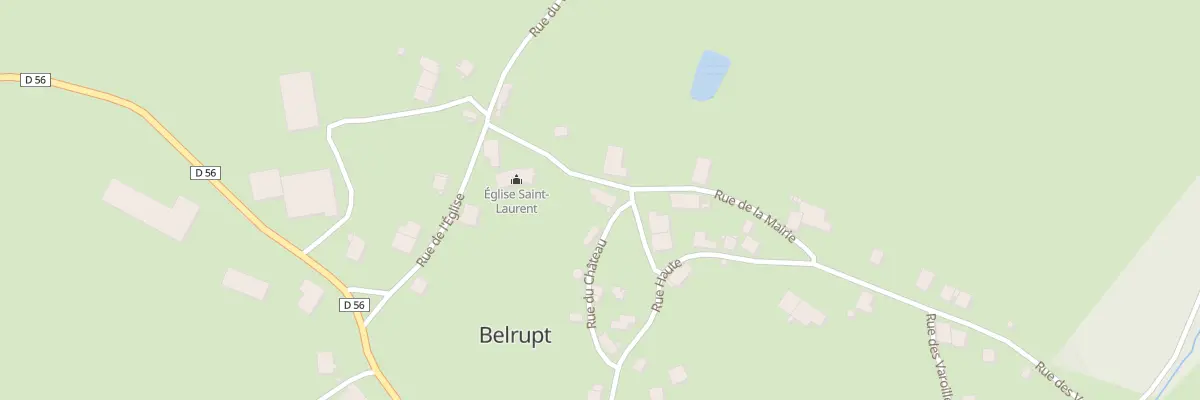 Plan du 4 Rue de la Mairie à Belrupt