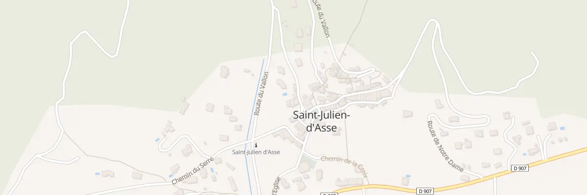 Plan du 3 Rte de Fontvieille à Saint-Julien-d’Asse