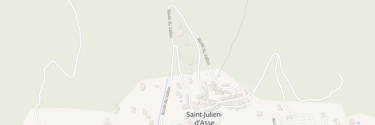 Plan du 6 Rte de Fontvieille à Saint-Julien-d’Asse