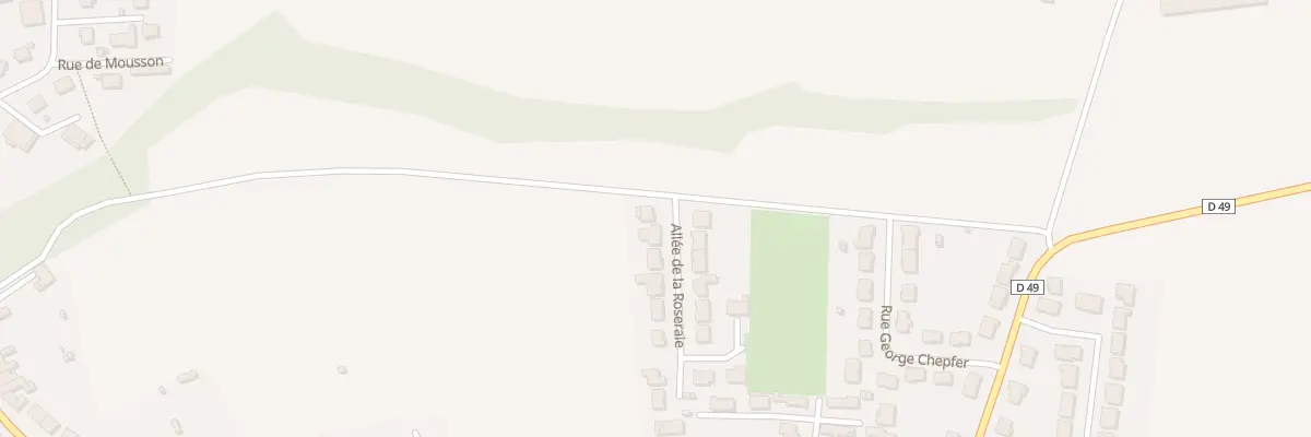 Plan du 2 All de la Roseraie à Atton