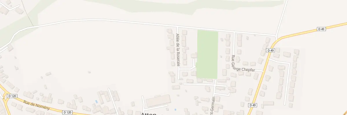 Plan du 10 All de la Roseraie à Atton