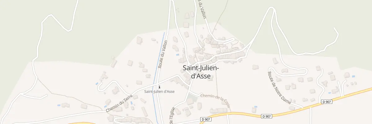 Plan du 1 Rte de Fontvieille à Saint-Julien-d’Asse