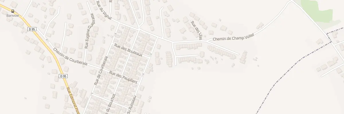 Plan du 4 Rue du Champ des Feves à Chaligny