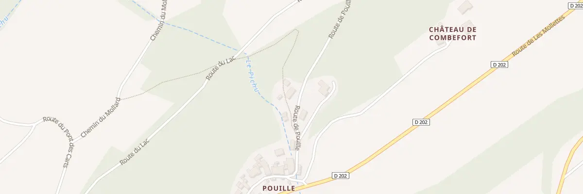 Plan du 264 Rte de Pouille à Saint-Pierre-de-Soucy