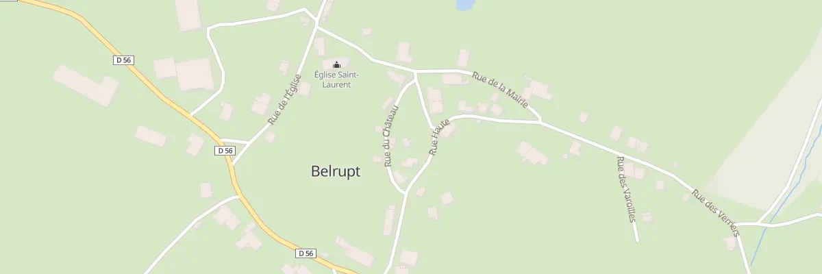 Plan du 5B Rue Haute à Belrupt