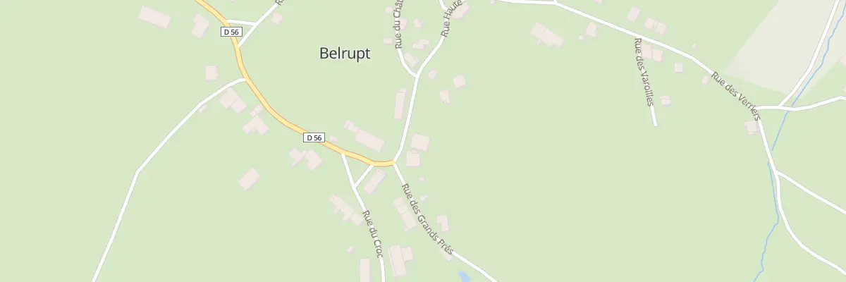 Plan du 2 Rue Haute à Belrupt