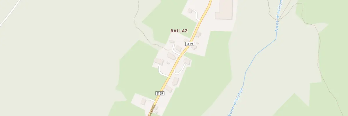 Plan du 5011 Chez Ballaz à Aillon-le-Vieux