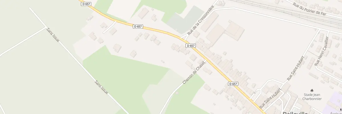 Plan du 16 Rte Nationale 57 à Belleville