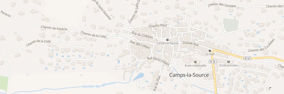 Plan du 5166 Le Village à Camps-la-Source