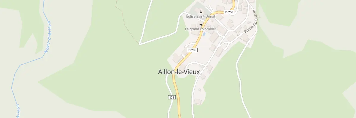 Plan du 5069 Chef Lieu Sud à Aillon-le-Vieux