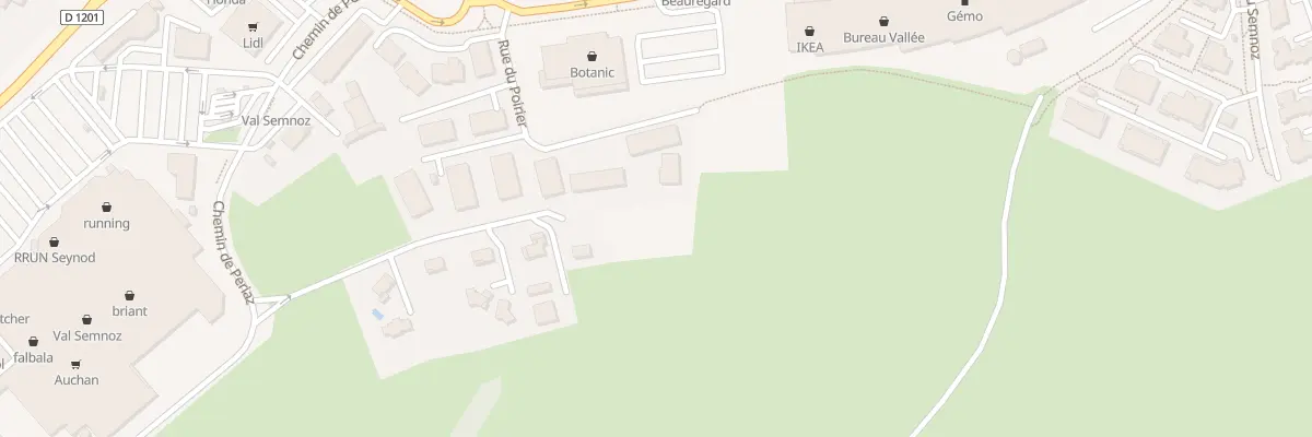 Plan du 12 Rue du Poirier à Annecy