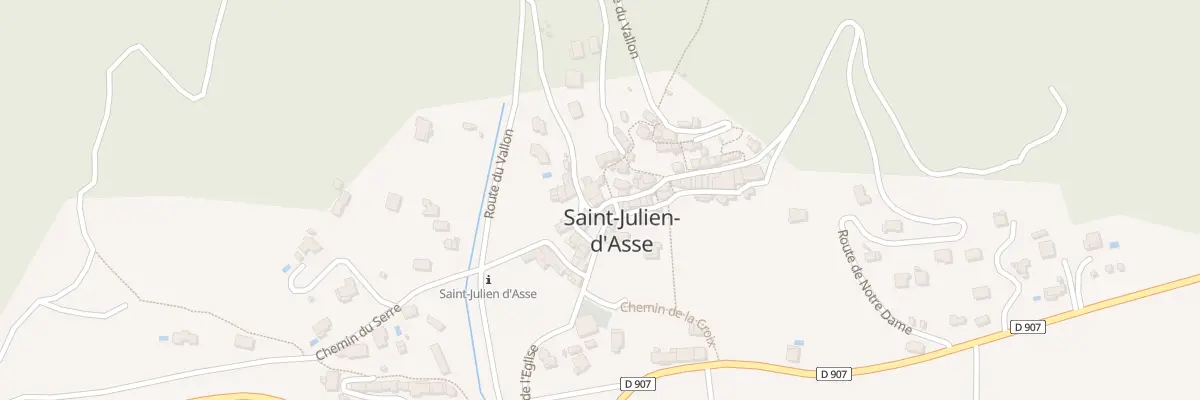 Plan du 1 Mte du Lavoir à Saint-Julien-d’Asse