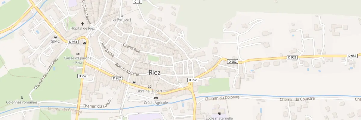 Plan du 4 Rue des Remparts à Riez