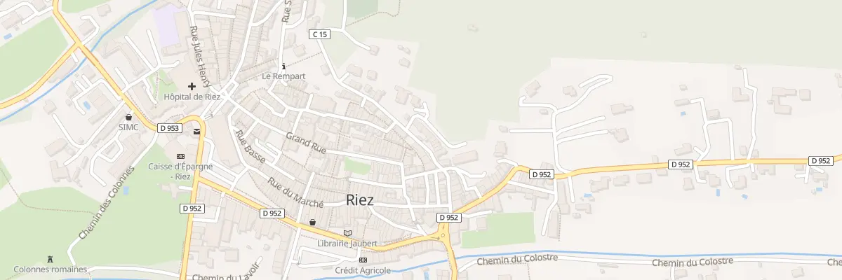 Plan du 5375 Che des Mongettes à Riez