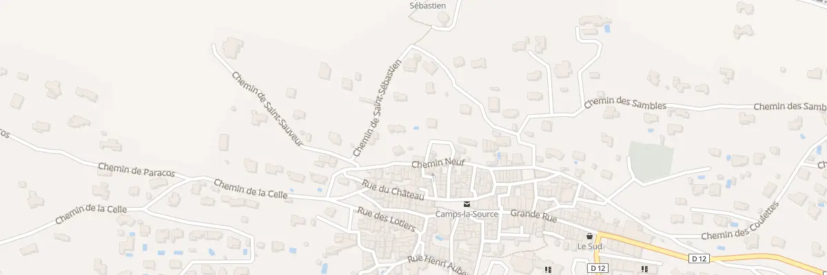 Plan du 5001 Saint Sébastien à Camps-la-Source