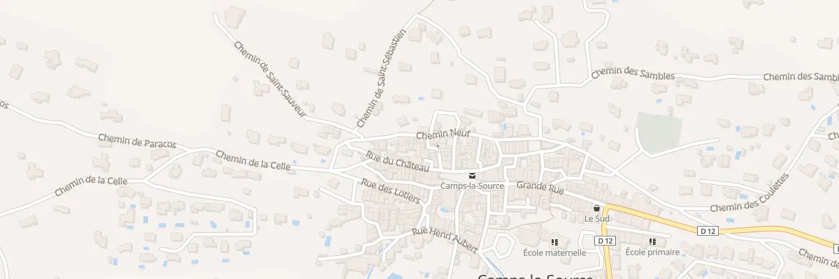 Plan du 5479 Le Village à Camps-la-Source